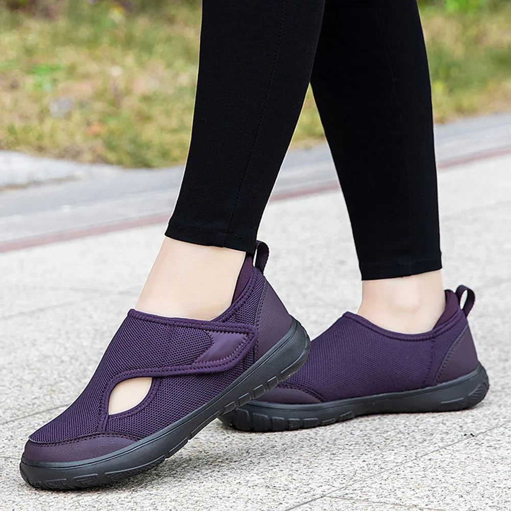 Instap orthopedische diabetische schoenen voor brede, gezwollen voeten - Unisex