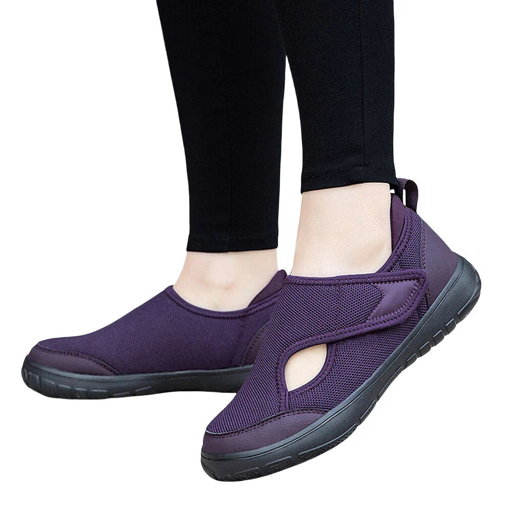 Instap orthopedische diabetische schoenen voor brede, gezwollen voeten - Unisex