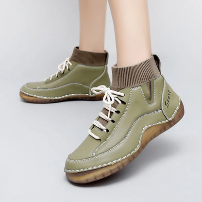 Casual Wandelschoenen, Platform Flats, Lichtgewicht & Ademend