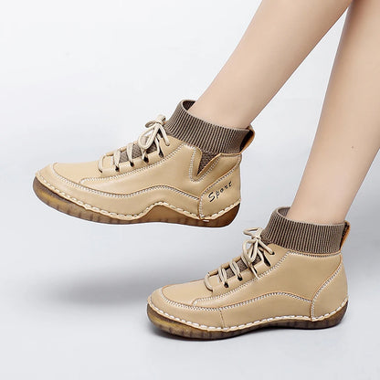 Casual Wandelschoenen, Platform Flats, Lichtgewicht & Ademend